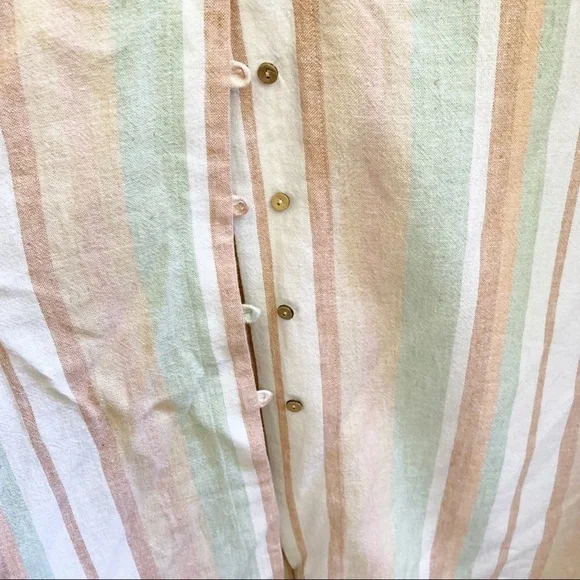 Soft Surroundings Acarta Linen Blend Maxi Dress